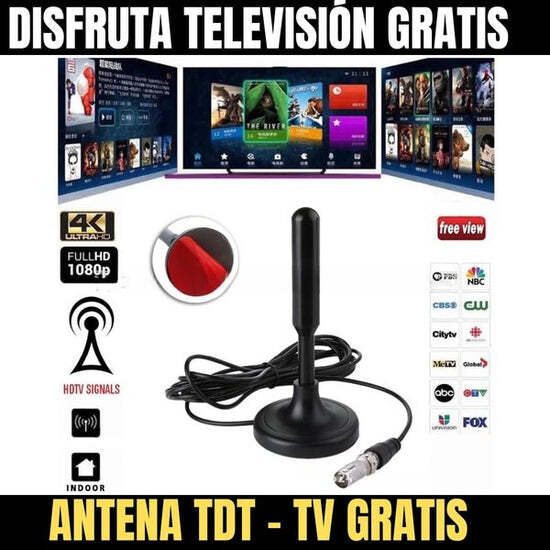 ANTENA DIGITAL 4K TV 2 X 1 PAGA 1 LLEVA 2