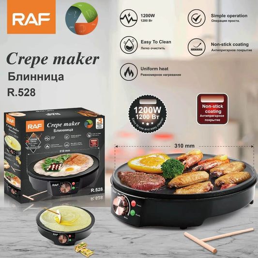 SARTEN CREPERA ELECTRICA RAF MULTIFUNCIONAL