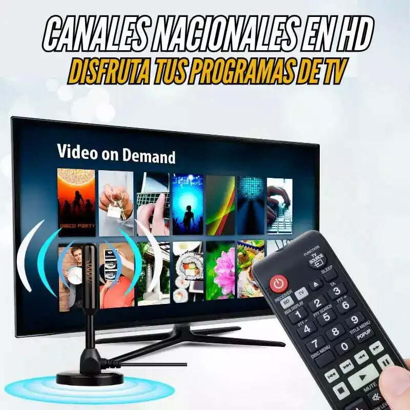 ANTENA DIGITAL 4K TV 2 X 1 PAGA 1 LLEVA 2
