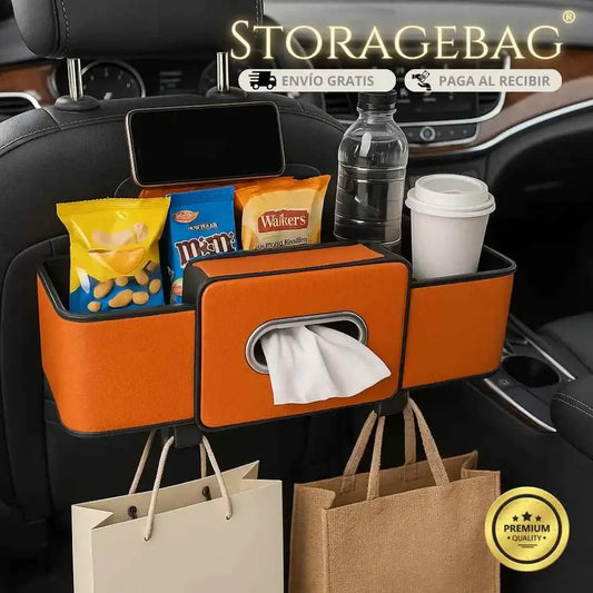 ORGANIZADOR MULTIFUNCINAL 4 EN 1 PARA AUTO