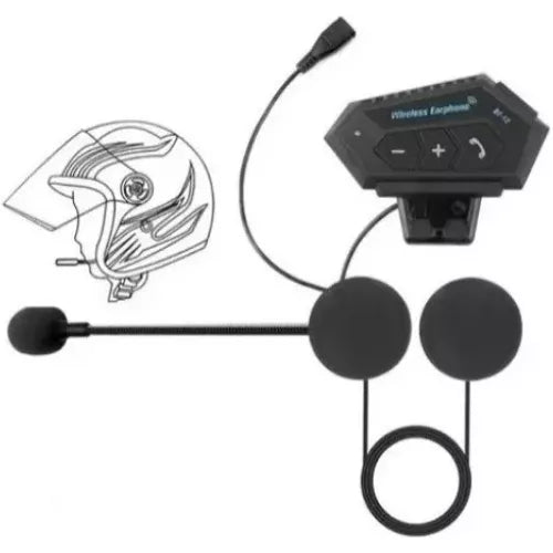 INTERCOMUNICADOR INALAMBRICO BT-12 PARA CASCO DE MOTO