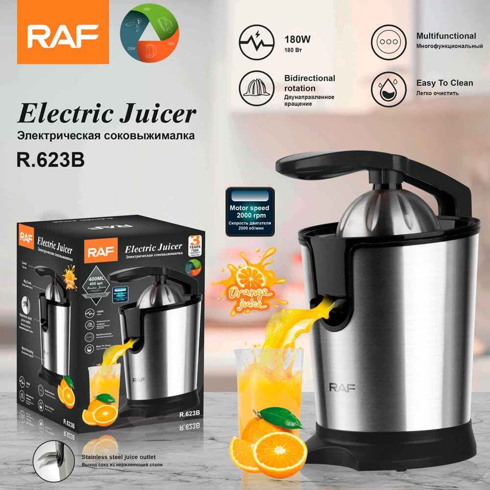 EXPRIMIDOR ELECTRICO DE JUGO RAF PREMIUM