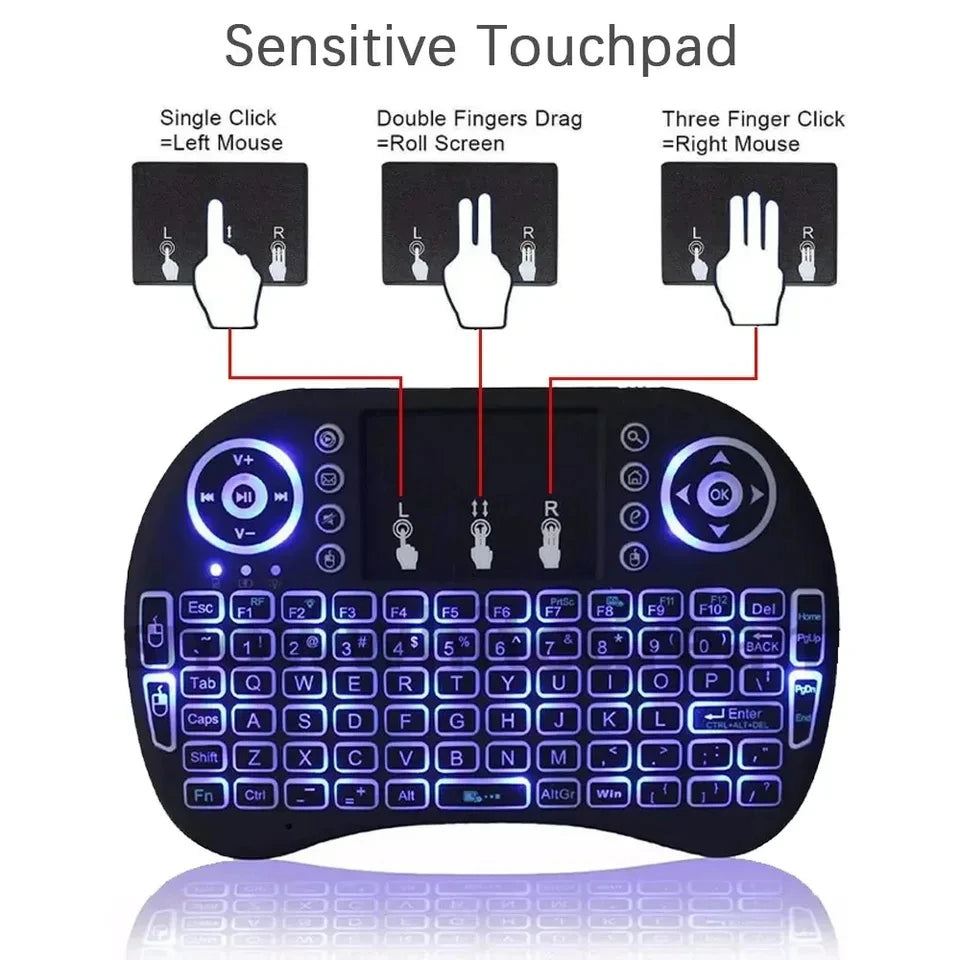 MINI CONTROL CON TECLADO INALÁMBRICO SMART