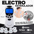 ELECTRO ESTIMULADOR MUSCULAR CON 8 CABEZALES