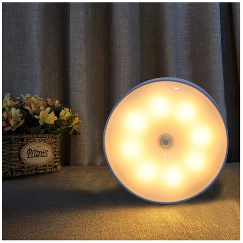 LAMPARA LED CON SENSOR DE MOVIMIENTO PACK x 3