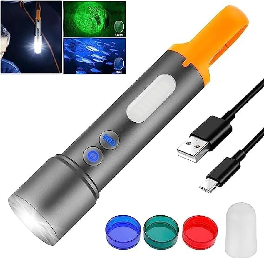 LINTERNA LED ALTA POTENCIA 4 COLORES