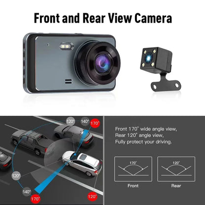 CAMARA PARA AUTO FRONTAL Y TRASERA FHD