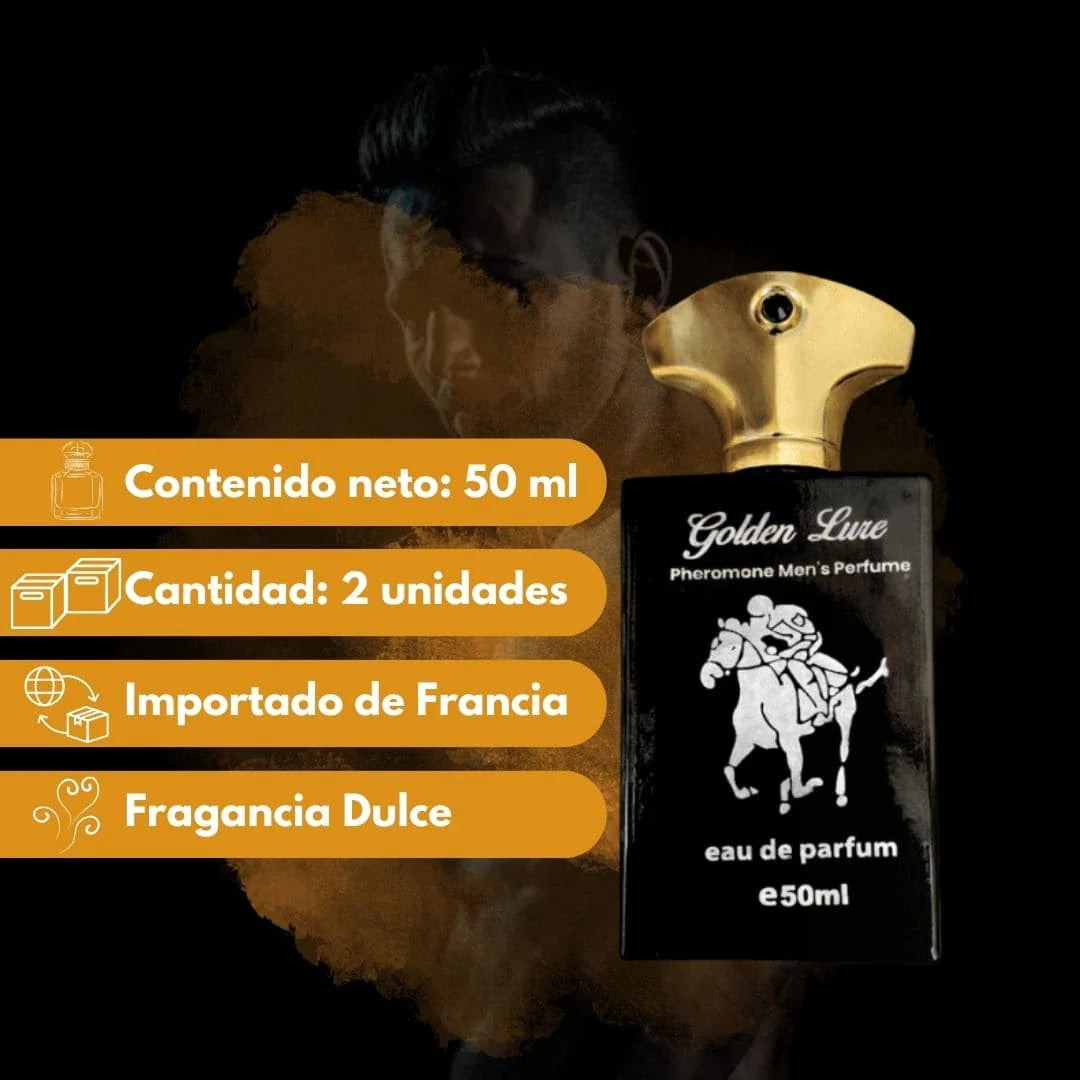 PERFUME DE FEROMONAS Golden Lure para Hombre - XP 50ML