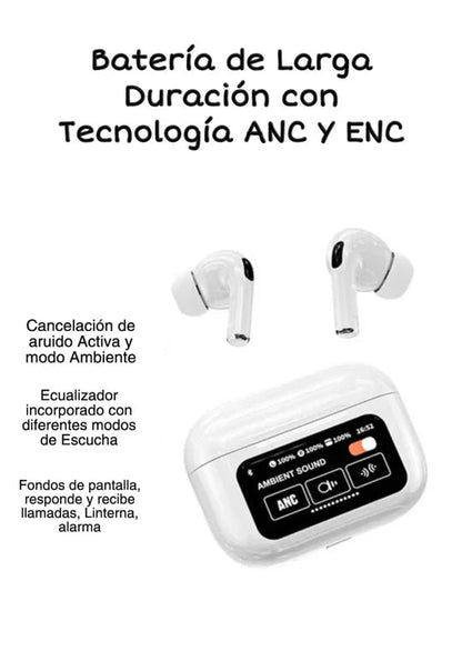 AUDIFONOS SMART PRO  CON PANTALLA