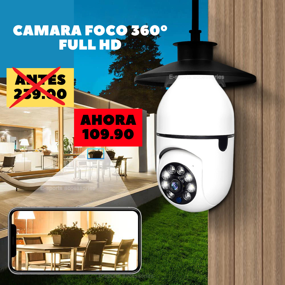 CÁMARA FOCO  FULL HD 360°