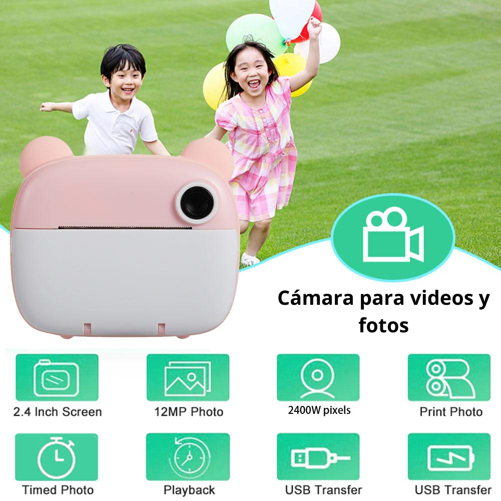 CÁMARA KIDS DE IMPRESIÓN INSTANTANEA OSO