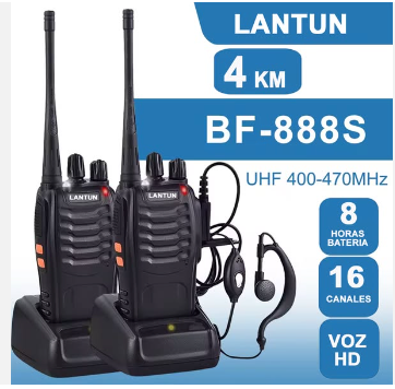 RADIO WALKIE TALKIE PRO PACK X 2