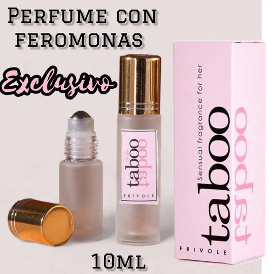 PERFUME CON FEROMONAS PARA MUJER TABOO PACK X 3