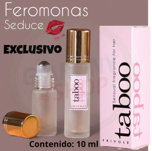 PERFUME CON FEROMONAS PARA MUJER TABOO PACK X 3