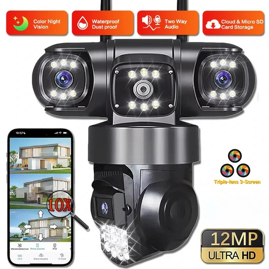 CÁMARA TRIPLE LENTE ELITE V380 PRO