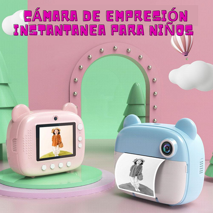 CÁMARA KIDS DE IMPRESIÓN INSTANTANEA OSO