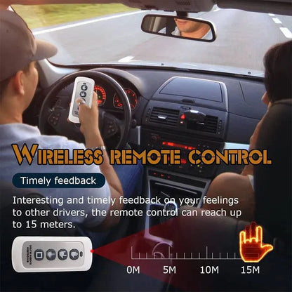 MANO LED INTERACTIVA PARA AUTO