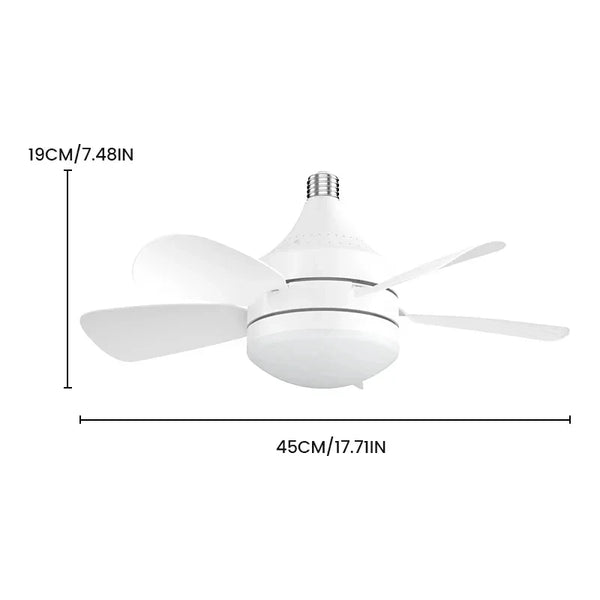 LAMPARA VENTILADOR 2 EN 1