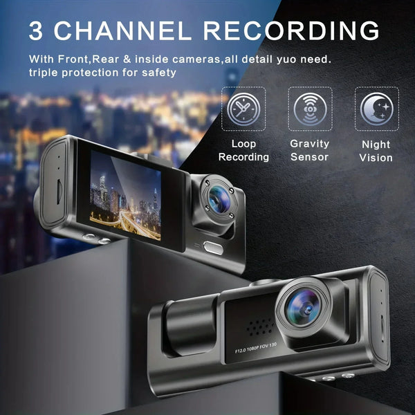 CAMARA PARA AUTO TRIPLE LENTE