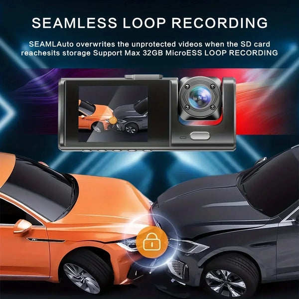 CAMARA PARA AUTO TRIPLE LENTE