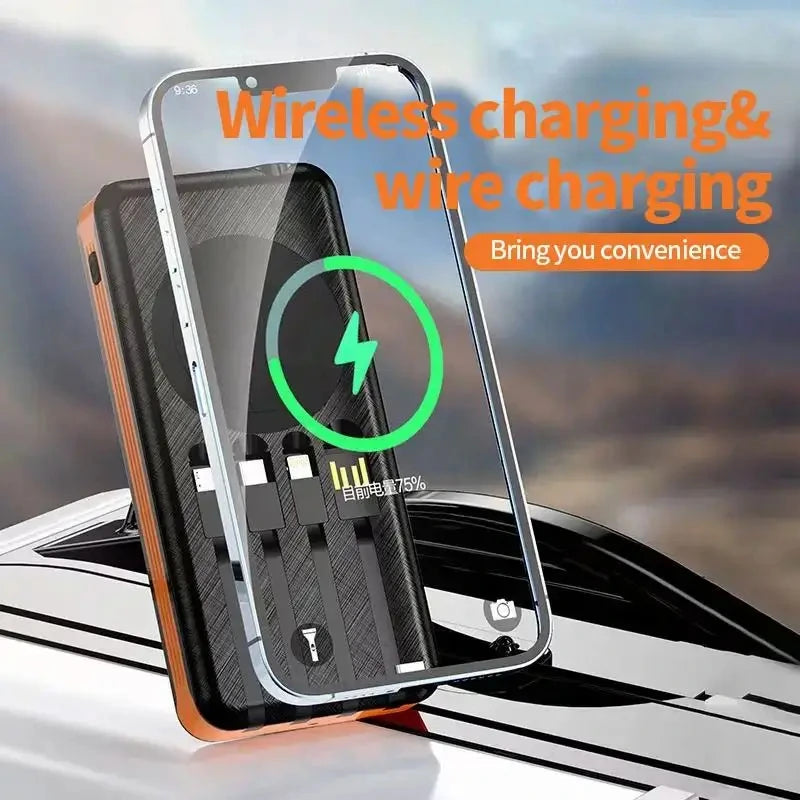 POWER BANK SOLAR CON CARGA INALAMBRICA