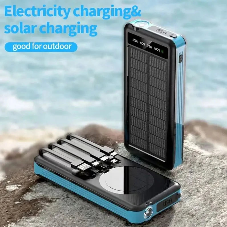 POWER BANK SOLAR CON CARGA INALAMBRICA