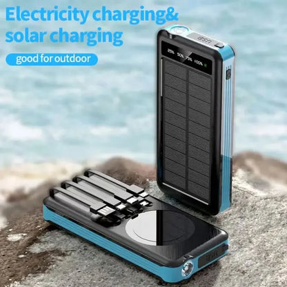 POWER BANK SOLAR CON CARGA INALAMBRICA
