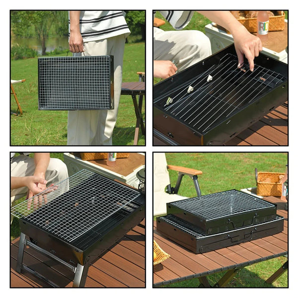 MINI PARRILLA PLEGABLE PORTATIL