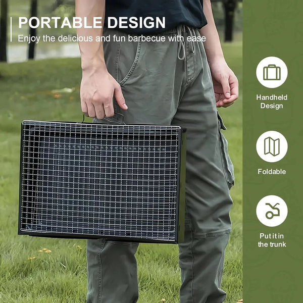 MINI PARRILLA PLEGABLE PORTATIL