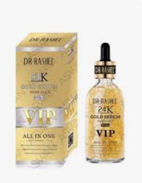 Dr. Rashel 24K Gold Serum VIP: caja y frasco