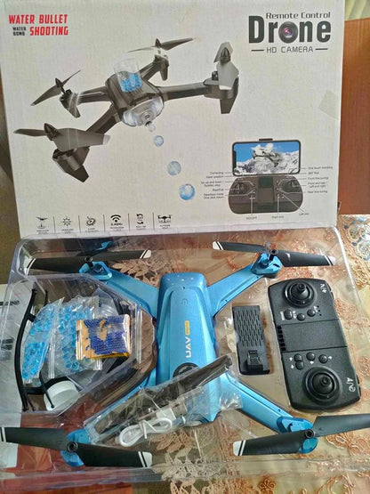 DRONE DISPARA HIDROGEL CON CAMARA FHD