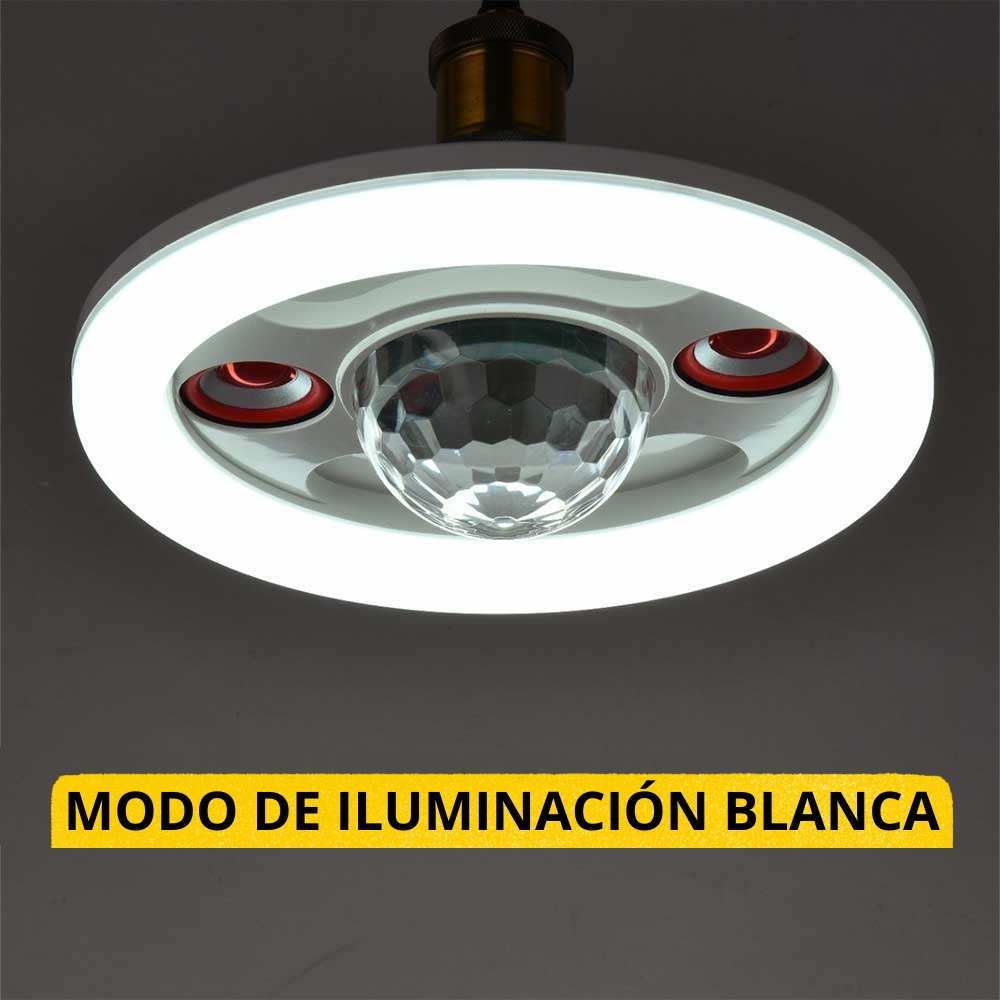 FOCO LED DOBLE PARLANTE 3 EN 1