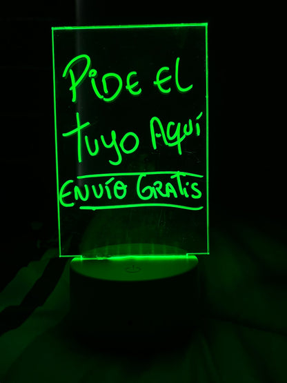 Tablero de Notas LED